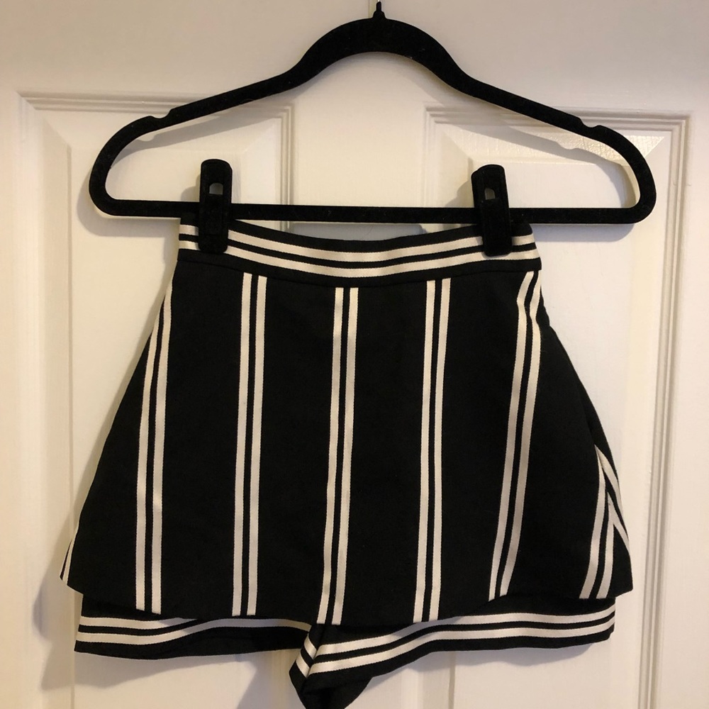 Black and White Maje Skort